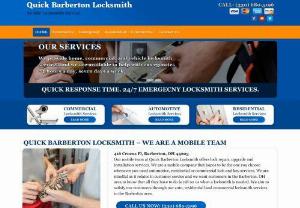Quick Barberton Locksmith - Quick Barberton Locksmith operates a company that is true to its name. We offer fast service to locals in Barberton, OH. When you contact a locksmith in Barberton, OH, you might need immediate service because you are locked out of your home or because you are locked out of your vehicle and cannot get to work. We take your needs very seriously and operate fast when needed. We provide you with the automotive, commercial and residential solutions that you need, when you need them. 