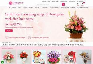 Online flower delivery in Indore | Send flowers to Indore - We are the number 1 brand in Online flower delivery in Indore. WE have the longest chain of best expert florist in indore