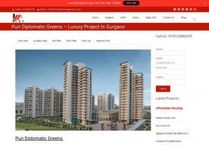 Puri Diplomatic Greens - Puri Diplomatic Greens - Puri Constructions Presents Most Prestigious and luxurious Project Puri Diplomatic Greens Located At Sector 111, Dwarka Expressway In Gurgaon.