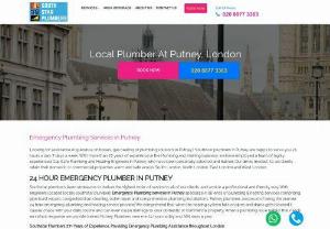 Plumber Available in Putney - PlumberinPutneyoffering a comprehensive 24 hour/7 day domestic and commercial plumbing and heating service. Gas Safe registered & Insured. Our Services are Plumbing, Heating, Catering, Gas, Boiler Installation, Boiler services and Landlords, Gas safety Certification, etc. Call Now!  02088773363