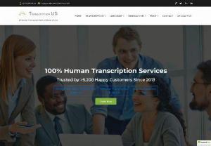 Transcription Services: Precise Transcription at Best Price - Transcription Services - $0. 70/recorded minute. Founded in 2013,  