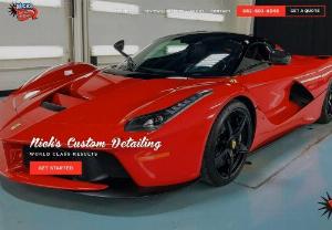 Nick\'s Custom Detailing - Nick\'s Custom Detailing is a ceramic coating installer in Dallas. They also provide paint correction services and install CQuartz or Modesta coatings.
