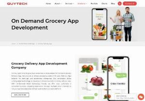 Grocery Delivery App Development Cost - We develop advanced features Grocery delivery app, grocery list app, grocery shopping app & grocery store app at affordable cost. Get best Grocery App Development solution for your Supermarket Startup.