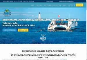 Sundance Watersports - Experience Snorkeling, Parasailing, Sunset Cruises, SNUBA Diving, and private charters from the World Famous Robbies Marina! || Address: 77522 Overseas Hwy, Islamorada, FL 33036, USA || Phone: 305-664-9510