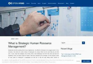 Strategic Human Resource Management - The strategic human resource management is all about the strategies put forward by an organization in order to meet its goals by maintaining proper connection with its human resources envisioning maximum profits in the business.