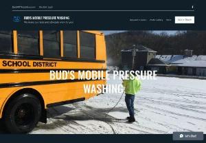 Bud\'s Mobile Pressure Washing - Operating out of Westmoreland County, PA, we specialize in three areas of pressure washing:
1) Residential Cleaning
2) Commercial Property Cleaning
3) Mobile Fleet Cleaning

No water? No Problem! We can supply our own water
