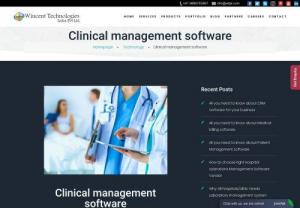 Clinical Management Software - Wincent Technologies is specialized in providing software for Clinics across India and Middle East at affordable price.It can be used for managing healthcare,clinic,laboratory,medical store and many more