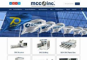 Woodworking and Plastic Products Machinery For Sale | MCC - INC - MCC is well known machinery provider for woodworking and plastic products machinery. Check details and request quote for the suitable machine