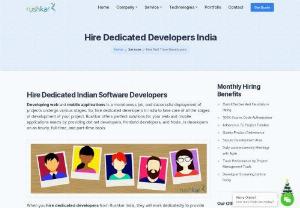 Rushkar - Hire dedicated developers India - Hire dedicated developers India, as and when you need. Hire developers from different skill-sets and having experience and knowledge in different domains. Our skilled mobile app development professionals are experienced in making engaging, highly-functional, and intuitive cross-platform mobile apps to boost your mobile growth strategies.