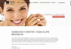Screenshot of Emergency Dental Care in Park Slope Brooklyn