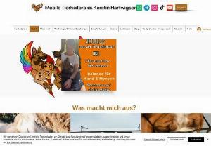 Tierheilpraxis - Mobile animal healing practice in the Odenwald, Kerstin Hartwigsen. The focus is on the well-being of your animal. I offer acupuncture, leech therapy, bioresonance therapy, mycotheraphy, homeopathy, behavioral advice and also the gentle Dorn-Breuss method for the solution of spinal blockages.