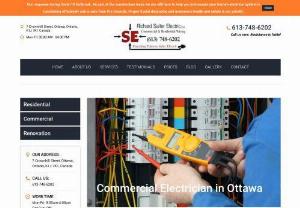 Commercial Electrician Ottawa - It is necessary to hire licensed electricians for commercial work. Commercial work requires skill and knowledge of the latest technology to give quality work in one go. Call Salter Electric today to get services of a professional commercial electrician in Ottawa at the most affordable rates.