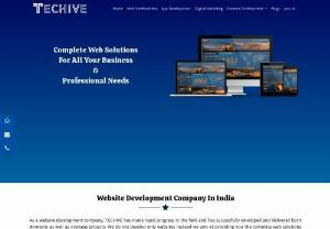 Best Website Development company in Delhi - In this era of digitization, website has become the significant identity of an organization on web. The website attracts a large number of audiences and educates the audience about your product and services.  Techive is one of the leading web development company in India. We have designed and developed numerous numbers of Ecommerce, Schools, Restaurants websites for both international and domestic clients.