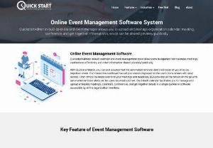 Online Event Management Solutions | Services - QuickStart Admin - We provide a complete suite of Online Event Management Solutions that automate tasks to streamline event planning and increase efficiency. If you are looking for Corporate Event Management Software in California, USA, then QuickStart Admin is here to assist.