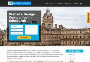 Website Design Companies in Edinburgh UK - V1 Technologies - If you have been looking for Website Design Companies in Edinburgh, V1 Technologies is ready to help you build an Innovative Design at an affordable price.