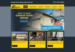 Garage Door Repair Montclair NJ - Garage Door Repair Montclair is a highly commendable garage door repair business in New Jersey that has earned the trust of the people by offering high quality repair and maintenance services.
Phone 973-435-2562