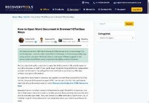 Screenshot of Open Word Documents in Chrome Browser