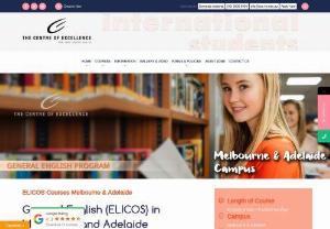 ELICOS Courses Melbourne - For ELICOS courses in Melbourne, The Centre of Excellence develops reading, writing, listening & speaking English skills. This allows our students to become part of Australian life in meaningful ways! For a general English course in Melbourne, contact us today.