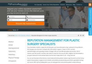 Plastic Surgeon Reputation Management - Plastic surgeon reputation management - Are you looking for reputation management for plastic surgeons online? Visit My Practice Reputation online to protect your medical practice from negative reviews and ratings.