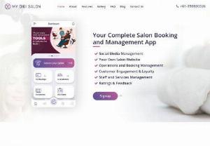 My Digi Salon-Marketing Suite for Salon Owners - My Digi Salon is a marketing suite for the salon owners who find it challenging to market their salons digitally. It lets you manage your social media channels,  bookings,  customers and services with ease. We have a pre-defined inventory of social media posts in various categories. We offer a hand-picked list of premium websites designed specifically to meet your salon's requirements. You get a website for your salon where you can add your services,  take feedback from customers,  and book your