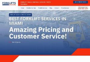 Forklift System - Used Forklift Sales, Rentals and Repair Services, All Makes & Models. Serving Miami & Broward