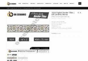 Decorative Border tiles manufacturer in Punjab | Or Ceramic - If you are looking for the ultimate finishing touch for any home tiles, Or Ceramic is the right choice for you. Or Ceramic is highly engaged in providing a premium quality range of Digital Border Tiles. OR Ceramic is a Supplier,Exporter and manufacturer of Border Tiles in Mizoram, West Bengal, Tripura, Jammu Kashmir, Uttar Pradesh (UP), Tamil Nadu, Andhra Pradesh (AP), Bihar, Punjab in India.

Call: +91 9913033390