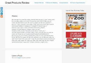 Great Products Review - Reviews of all the latest Internet marketing products including Clickbank University,  Video Site Builder,  Smart Funnelz Pro,  Video Robot,  Digital Store Builder,  Backlink Builder,  Commission machine,  Udemy Clone,  Dropshipping Wholesale Directory and Amazon,  Analytics for Paypal sellers,  Ebay Affiliate Site Builder.