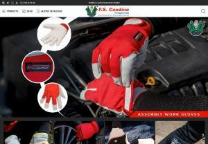Top Quality Work Gloves Manufacturers Pakistan - We are one of the leading top quality safety, industrial and work leather gloves manufacturers and wholesale supplier in sialkot, Pakistan since 1985.F.S. Candino is one of the biggest leather gloves exporters in Pakistan.We makes every kind of leather gloves such as cowhide , goatskin , sheepskin and buffalo leather.We have our OWN tannery for leather preparation.Our more than 45 Gloves are CE approved. We are also CE certified gloves manufacturing company in Pakistan.