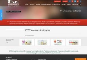 VTCT ourses institutes in Pune | VTCT courses institutes in pimpri | ISAS - Learn VTCT courses in Pune.
Beauty parlour course in pimpri, courses for cosmetology in pimpri, make up and hair courses in pimpri