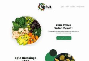 Order Salad Online - Richy\'s Salad is one stop solution for all your salad needs. Create your own salad or choose from our signature salads.
