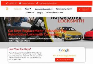 Best Locksmith Orlando, FL - Car Keys Replacement - Choose professional Locksmith Orlando services provider to avoid frustration & the hassles of remaining locked out of your car. Call us at (407) 258-1377