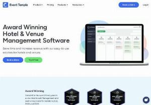 Venue Management Software - Event Temple - Are you looking for a Venue Management Software? Have a look at Event Temple, which provides online Venue Management Software for managing catering orders, group sales, venue booking calendars, and client CRM.