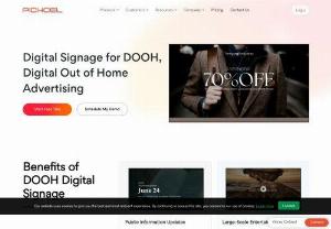 DOOH Digital Signage Software in Canada - DooH Digital Signage Software Solutions For Outdoor & Out of Home Advertising | Pickcel
