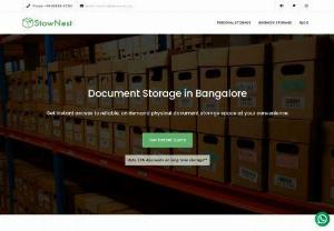 Document Storage Facility in Bangalore | StowNest Storage - Are you looking for secure document storage service for your legal files/Business documents? StowNest has the solution that fit for all your needs. We offer a cost-effective, highly secure document storage service in Bangalore. Contact now!