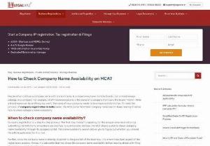 Steps to check name availability of a Pvt. Ltd. Co. - Steps to check company name availability necessary for private limited company registration in India. Step by step company name check process.