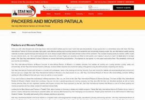 Packers and Movers Patiala | Starway International Call @07428100107 - Welcome to Starway International Packers & Movers It is the name of one of the reputed online directories to help you find reliable service providers for Packers and Movers in Patiala. Here you will find the best list of suggestions from reliable movers and packers service providers. Thus, with just a few clicks on the mouse, customers can search for a reliable and suitable transfer partner for an easy and hassle-free experience.
