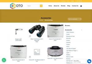 camera equipment rental in bangalore - Rent accessories related to photography such as bags, dollies, flashes & rigs at low prices. OTO World is the one stop shop to rent camera related accessories.