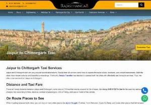 Jaipur to Chittorgarh taxi - Book Jaipur to Chittorgarh taxi online at an affordable price. Rajasthan Cab offer cheap and best AC cabs online for Jaipur to Chittorgarh travel.