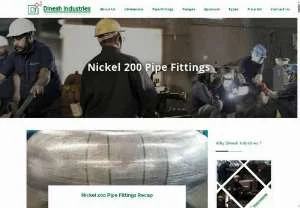 Screenshot of Dinesh Industries Nickel 200 Pipe Fittings