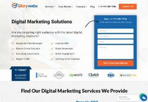 Digital Marketing Solutions For 2020 - Grow your business in 2020 with Glorywebs Digital Marketing Services. We provide best digital marketing solutions for your business online presence.