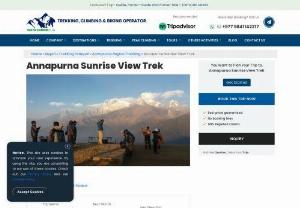 Annapurna Sunrise Trek - Annapurna Sunrise Trek 5 Days is one of the short and sweet trekking destination in the Annapurna region.