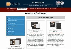 Top Legal Pad Holders at Affordable Price | Pad Holders - Shop the best quality pad portfolios, legal pad holders, pad holders, etc. from our inventory, featured with USB drives, card pockets, etc. | Pad Holders