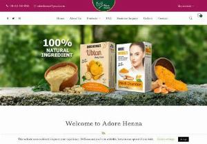 Cosmetic and Natural beauty Products | Adore Henna - Adore Henna and Fayseena Cosmetics introduce wide range of cosmetic and beauty products. We have wide range of Henna base hair colours,& natural cosmetics.