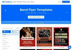 Band FLyer - Get your gig, album launches or open mic night across music seekers. The online music flyer maker helps you save time on concert flyer design in a flash.