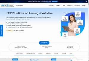 PMP Certification Training Course in Vadodara - Get details about the PMP Certification Training Courses in Vadodara offered by ProThoughts. Our PMP course material includes Rita Mulcahy 9th Edition and PMBOK 6th Edition, the most preferred PMP Exam book.