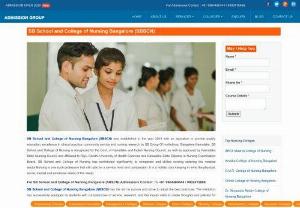 SB College of Nursing admission - Contact us for SB School and College of Nursing Bangalore (SBSCN) direct admission, management quota, fee structure, nri quota, BSc, PBBSc, GNM, MSc Nursing Admissions details 2020.