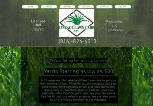 Lineage Lawn Care llc - We offer weekly and bi weekly lawn care service along with several lawn programs for fertilizing and weed control. We also offer yard clean up, leaf removal, seeding, aeration and verticutting.