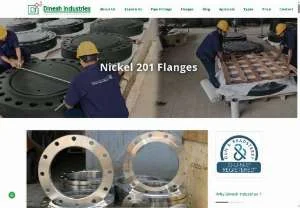 Screenshot of Nickel 201 Flanges