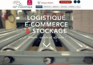 ALP\'e-LOGISTIQUE - Specialist in E-commerce Logistics to free e-merchants from the logistical constraint! Platform dedicated to e-merchants
Advanced technology
Logistics tools
Large storage capacity

Intelligent stock placement
The respect of the rules
Compliant safety standards

Reliable inventory management
Real-time tracking and traceability
Quality of delivery