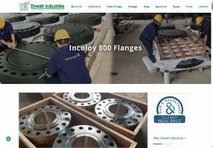 Screenshot of Incoloy 800 Flanges Manufacturer and Supplier